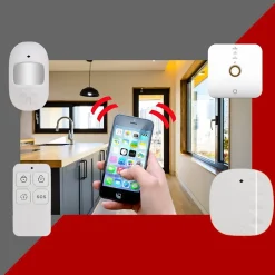 Kit alarme de maison gsm et wifi lifebox kit 1