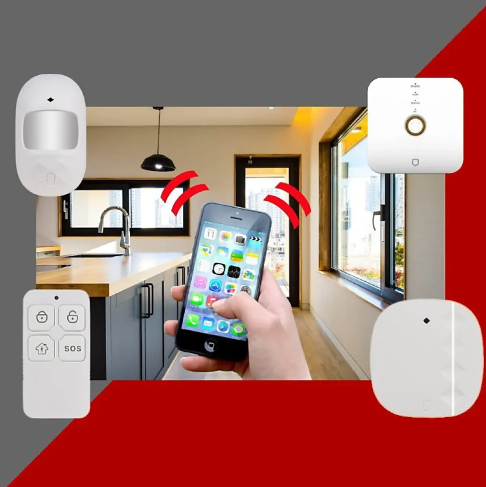 Kit alarme de maison gsm et wifi lifebox kit 1