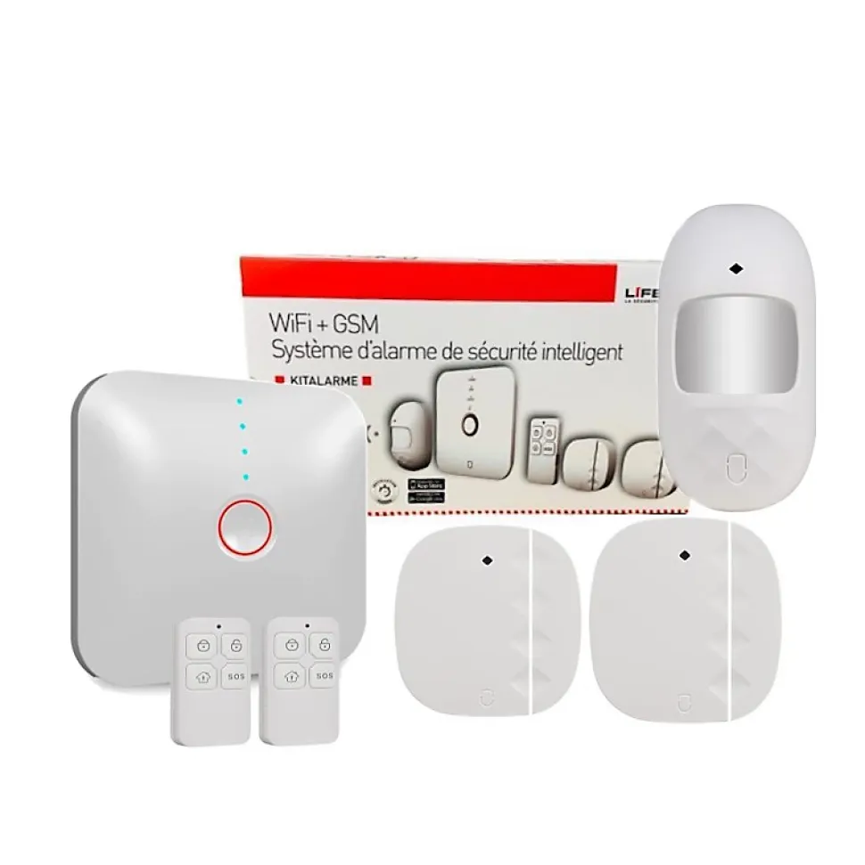 Kit alarme gsm et wifi lifeboxhome