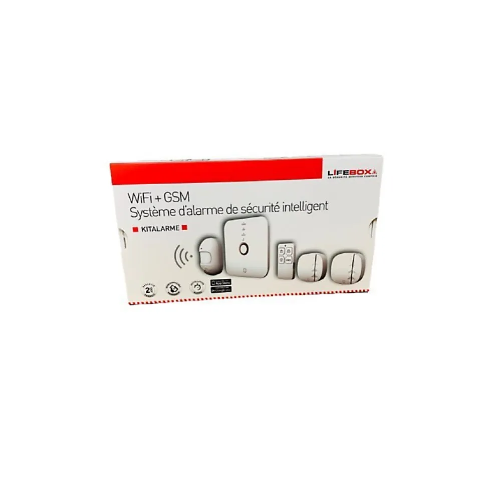 Kit alarme gsm et wifi lifeboxhome