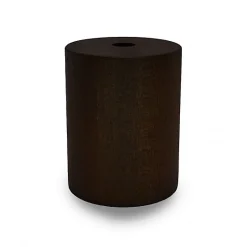 Kit Cache Douille Cylindrique en Bois Wengé Une Touche Exotique pour Vos Luminaires