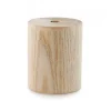 Kit Cache Douille Cylindrique en Bois Brut 65mm à Personnaliser Une Touche Moderne pour Vos Luminaires