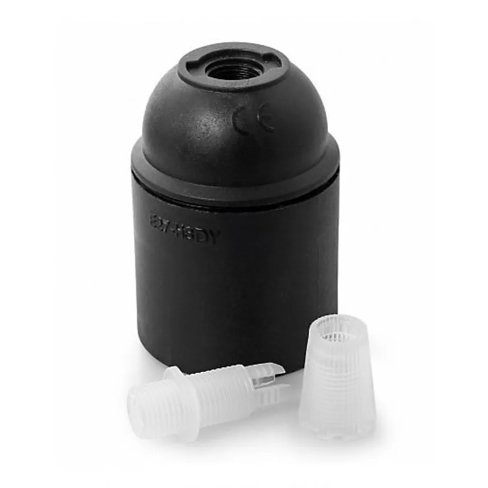 Kit Cache Douille Cylindrique en Bois Brut 65mm à Personnaliser Une Touche Moderne pour Vos Luminaires