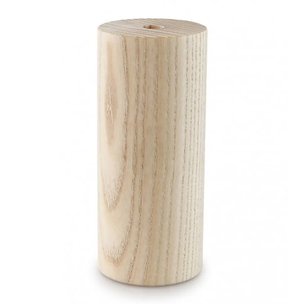 Kit Cache Douille Tube en Bois Brut 90mm à Personnaliser Une Touche Moderne pour Vos Luminaires