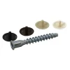 Kit d'assemblage vis acier zingué Diall Ø6,3 x L.50 mm