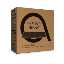 Kit de 4 panneaux solaires, station connectée 480 watts Avidsen Home - Soria - Avidsen - 127137