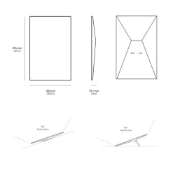 Kit de connexion internet Starlink standard V4 blanc