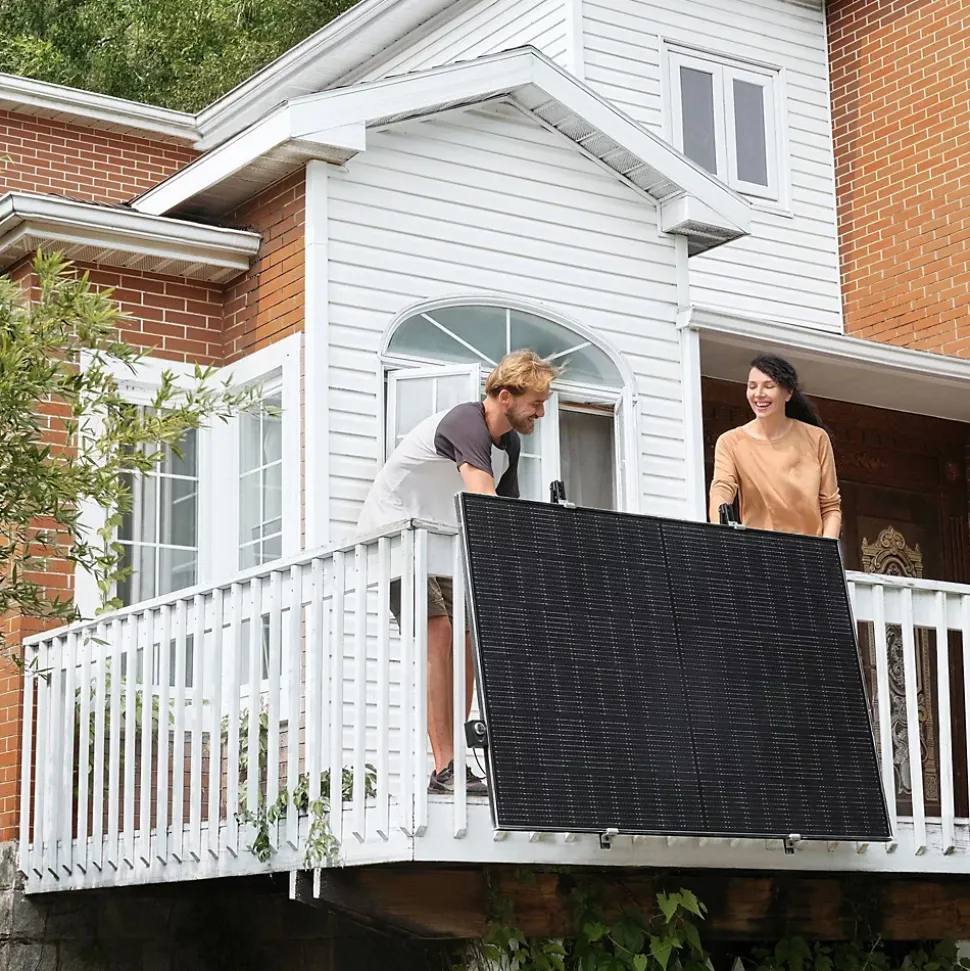 Kit de crochet de suspension pour panneau solaire sur balcon EcoFlow