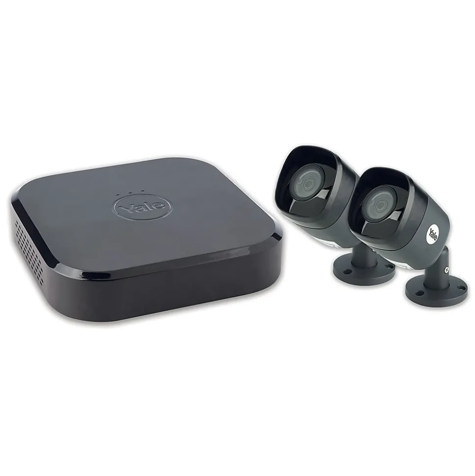 Kit De Vidéosurveillance Connecté 1080p - 2 Caméras Bullet