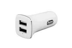 Kit de voyage avec câble de charge 3 en 1, double chargeur, double chargeur de voiture