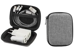 Kit de voyage avec câble de charge 3 en 1, double chargeur, double chargeur de voiture