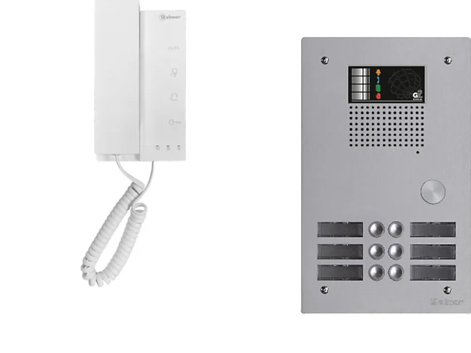 Kit interphone avec 6 combinés GOLMAR Collectif