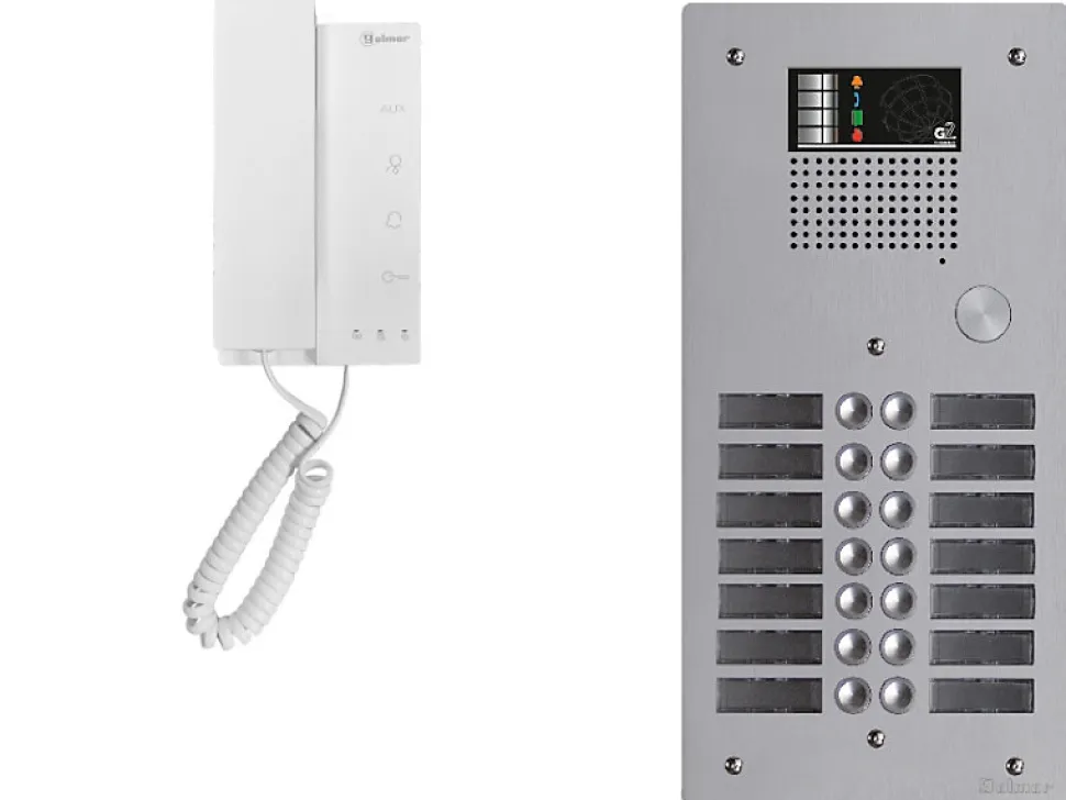 Kit interphone avec 14 combinés GOLMAR Collectif