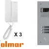 Kit interphone avec 3 combinés GOLMAR Collectif