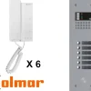 Kit interphone avec 6 combinés GOLMAR Collectif
