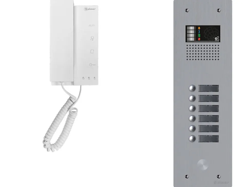 Kit interphone avec 6 combinés GOLMAR Collectif