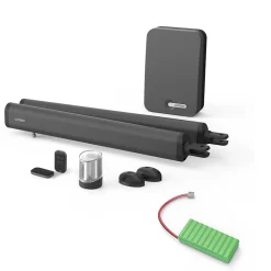Kit Motorisation à vérins pour portail à battants - Teha 410 et sa batterie de secours