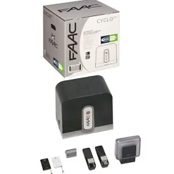 Kit motorisation Cyclo C721 pour portail coulissant 800kg - FAAC - 10599914