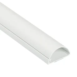 Kit moulure semi-circulaire D-Line 50 x 25 mm blanc
