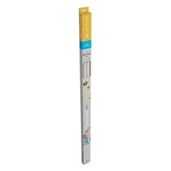 Kit moulure semi-circulaire D-Line 20 x 10 mm blanc avec accessoires, lot de 4