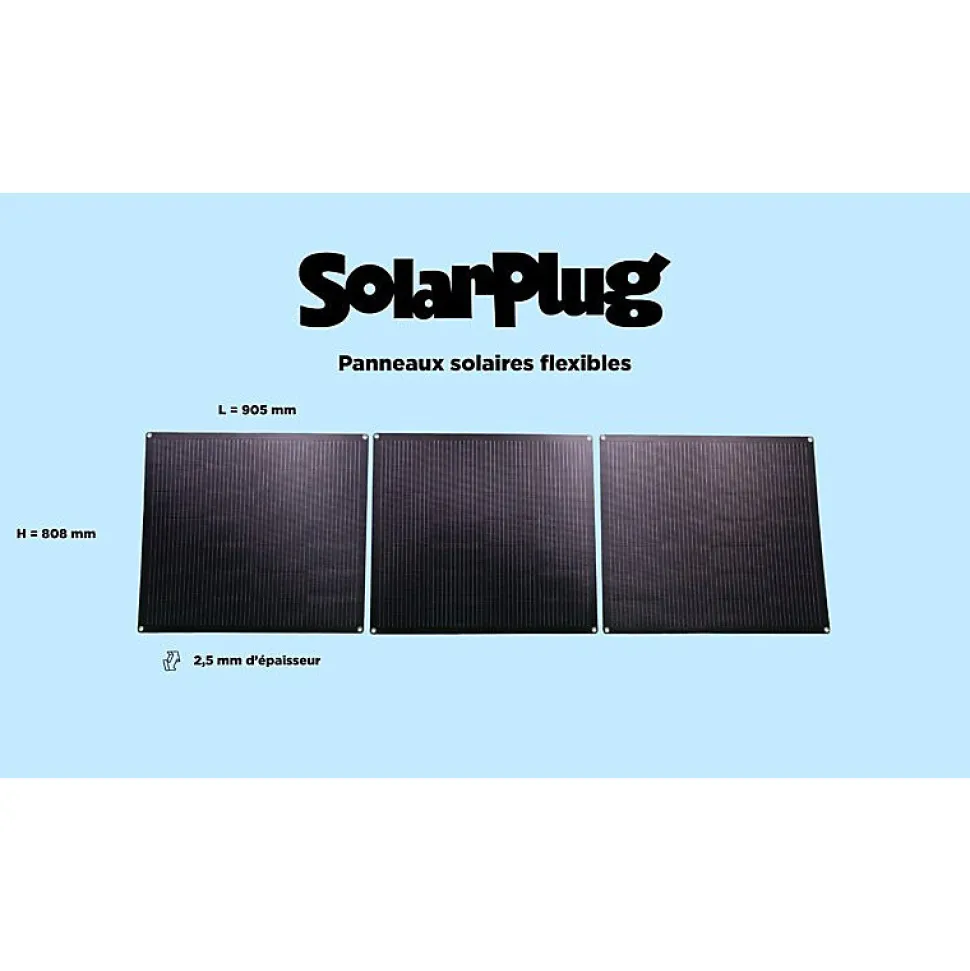 Kit panneau solaire souple, 405W SOLARPLUG