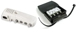 Kit préamplificateur de tête de mât TV 1 sortie réglable UHF/VHF - Fiche F