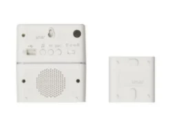 Kit Serénité carillon et sonnette sans fil Legrand 30 mélodies + MP3 alimentation par piles - blanc