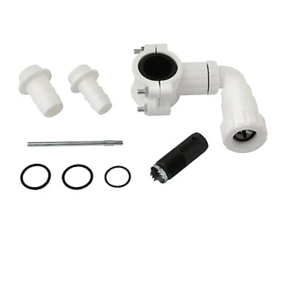 Kit vidange PVC et clapet anti-retour pour lave linge Diall