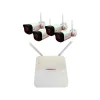 Kit vidéo surveillance wifi 4 caméras, disque dur 2t