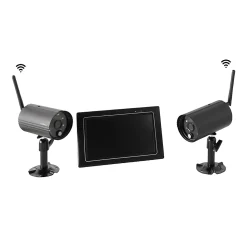 Kit vidéosurveillance intérieur et extérieur - 2 caméras Chacon 1080P - 4 canaux - 2 To