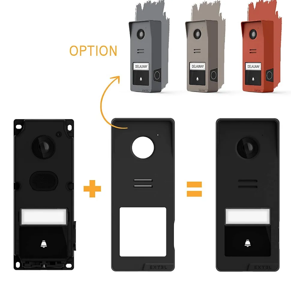Kit visiophone sans fil connecté Wave 3 + coque graphite
