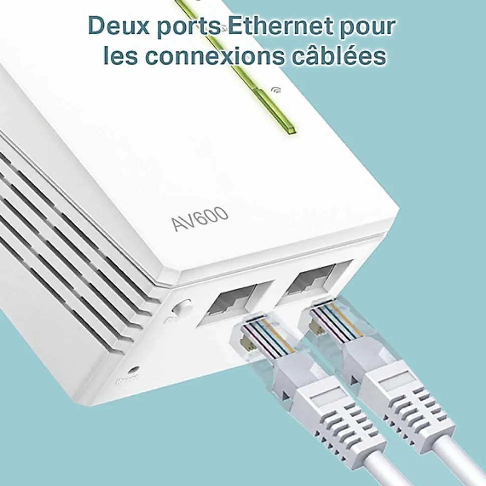 Kit 2X CPL AV600 + WiFi N300 TP-Link