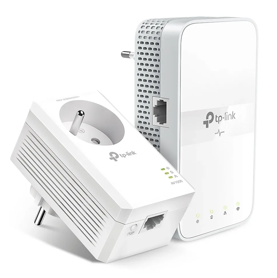 Kit 2x CPL AV1000 Gigabit WiFi AC1200 avec prise gigogne TP-Link
