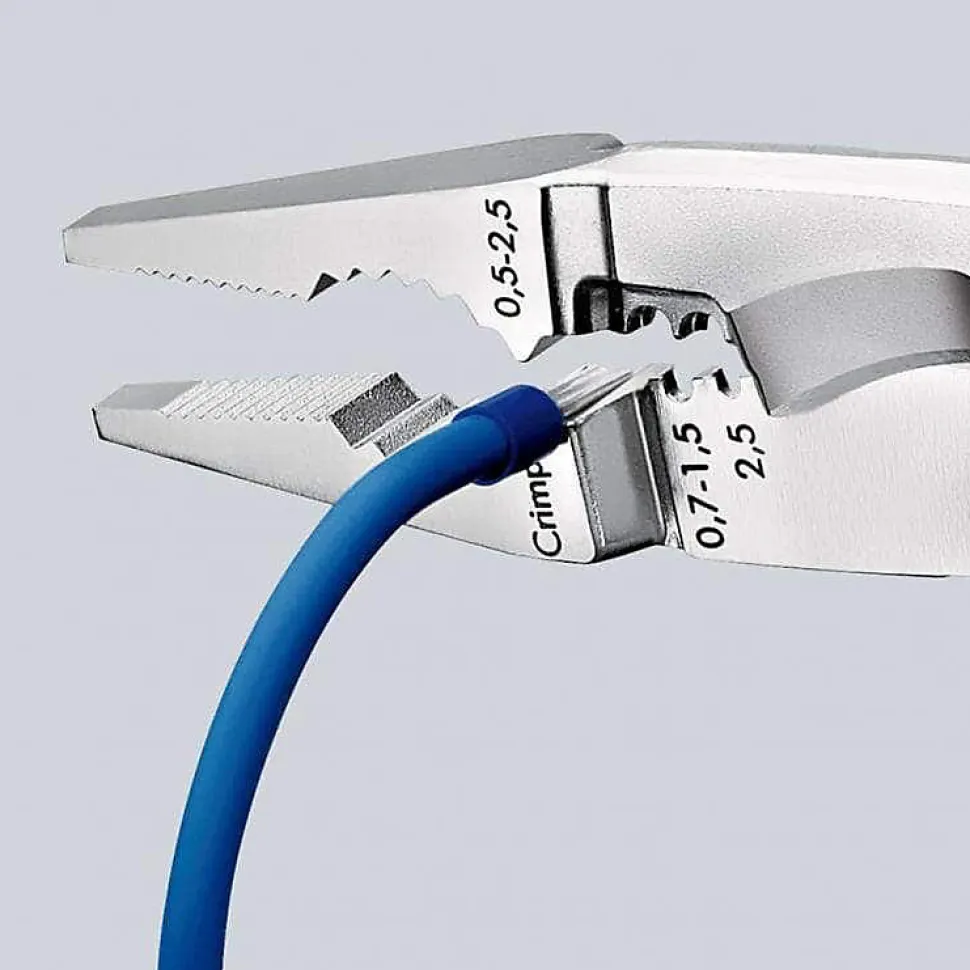 Knipex 13 82 200 Pince multifonction 200 mm, dénudage jusqu'à 50 mm², 0 AWG