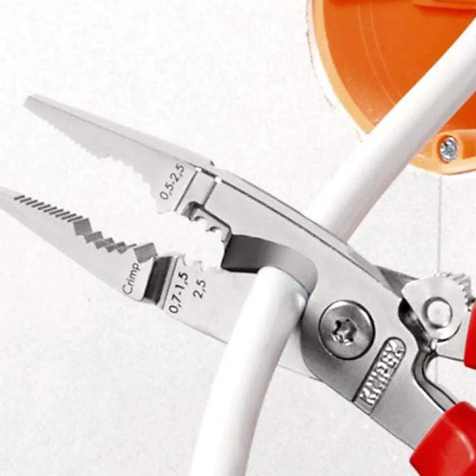 Knipex 13 82 200 Pince multifonction 200 mm, dénudage jusqu'à 50 mm², 0 AWG