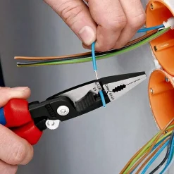 Knipex 13 82 200 Pince multifonction 200 mm, dénudage jusqu'à 50 mm², 0 AWG