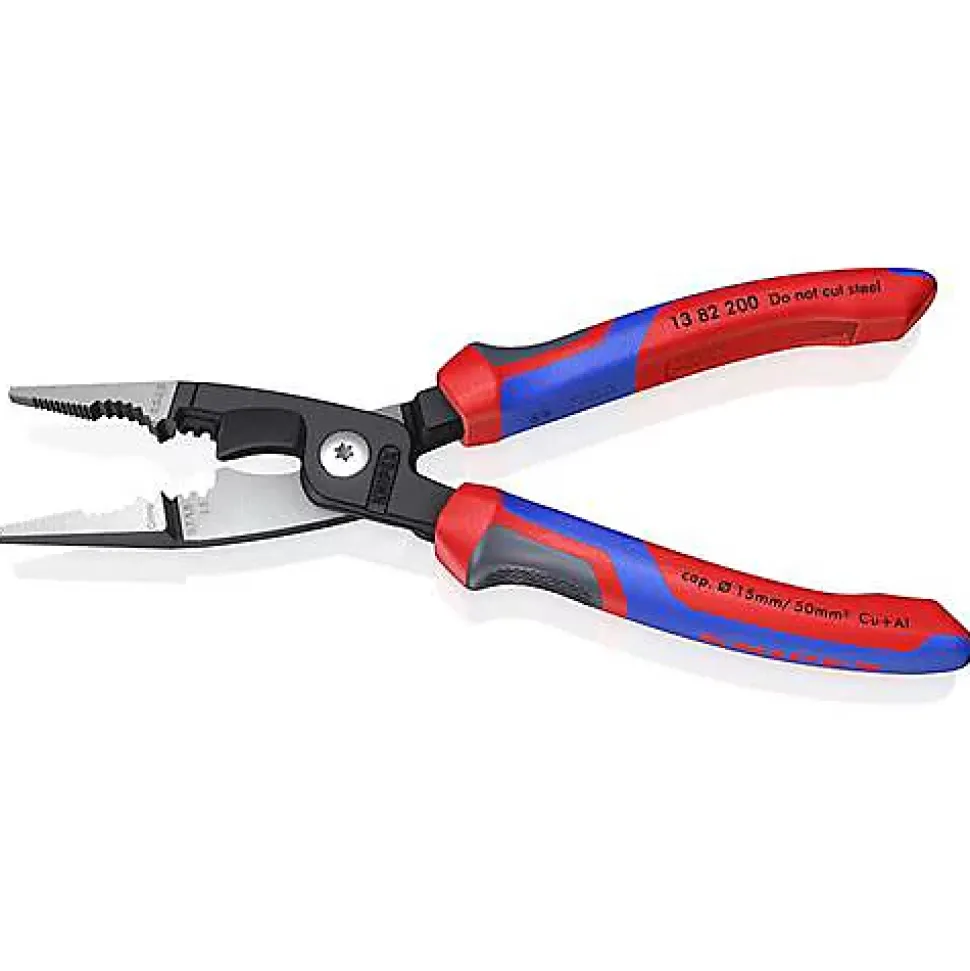 Knipex 13 82 200 Pince multifonction 200 mm, dénudage jusqu'à 50 mm², 0 AWG