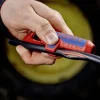 Knipex 16 95 02 SB ErgoStrip - Dénudeur de câble ergonomique pour câbles ronds, coaxiaux et de données (gauchers)