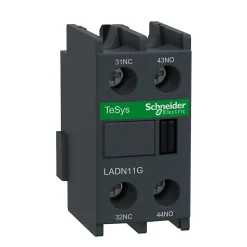 Ladn11g Schneider - Bloc De Contacts Auxiliaires 1no+1nf - Montage Frontal - à Vis - Tesys D