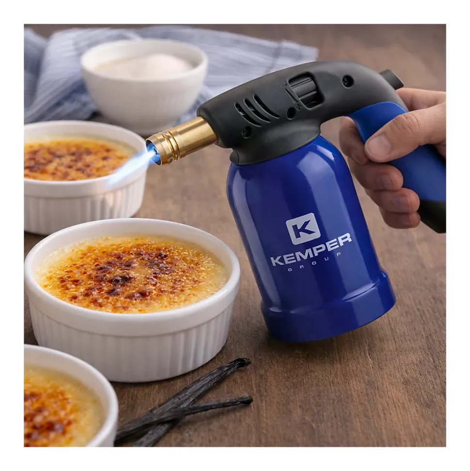 Lampe a souder à gaz Coque Acier piezo cartouches gaz 190g KEMPER