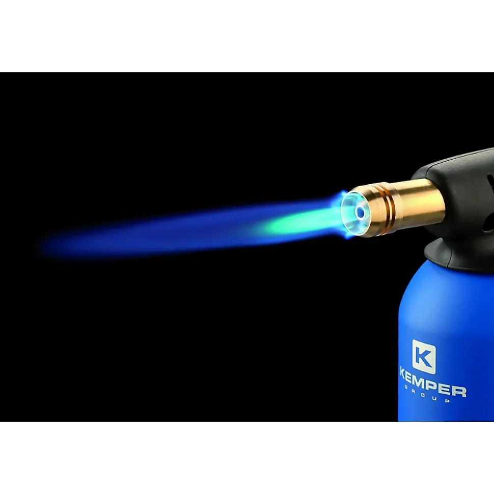 Lampe a souder à gaz Coque Acier piezo cartouches gaz 190g KEMPER