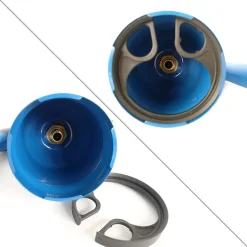 Lampe a souder Coque Acier Allumage piezo + 6 Cartouches de gaz 190gr STOP GAZ Perçables KEMPER