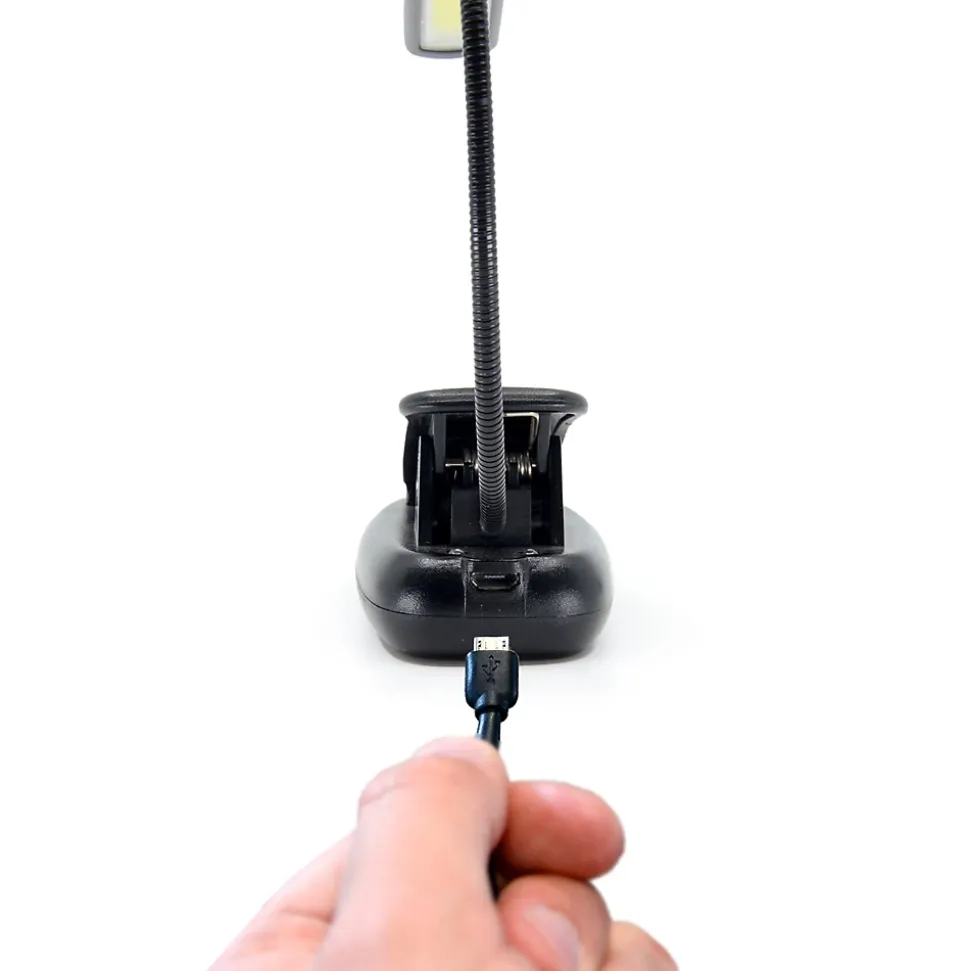 Lampe de lecture rechargeable à LED et avec pince - EasyMate - 330310