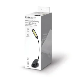 Lampe de lecture rechargeable à LED et avec pince - EasyMate - 330310
