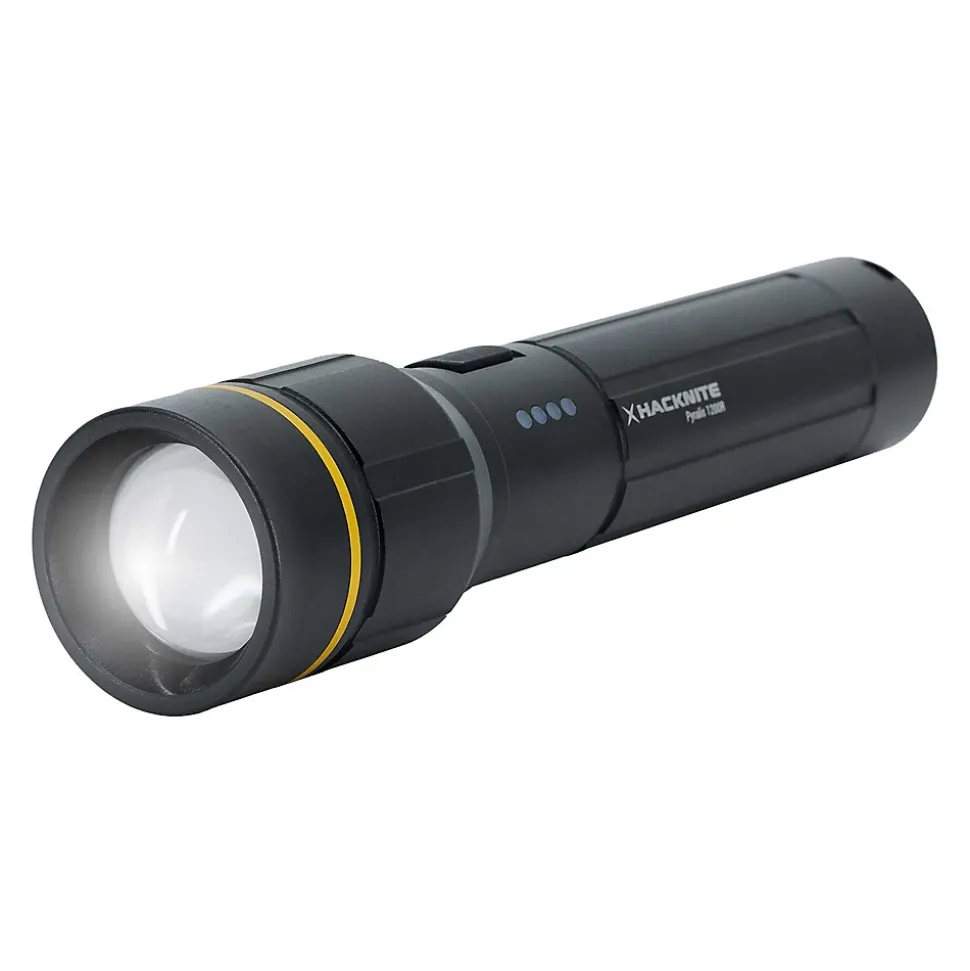 Lampe de Poche LED Rechargeable PIRALYS 1200R - 1200 lumens HACKNITE