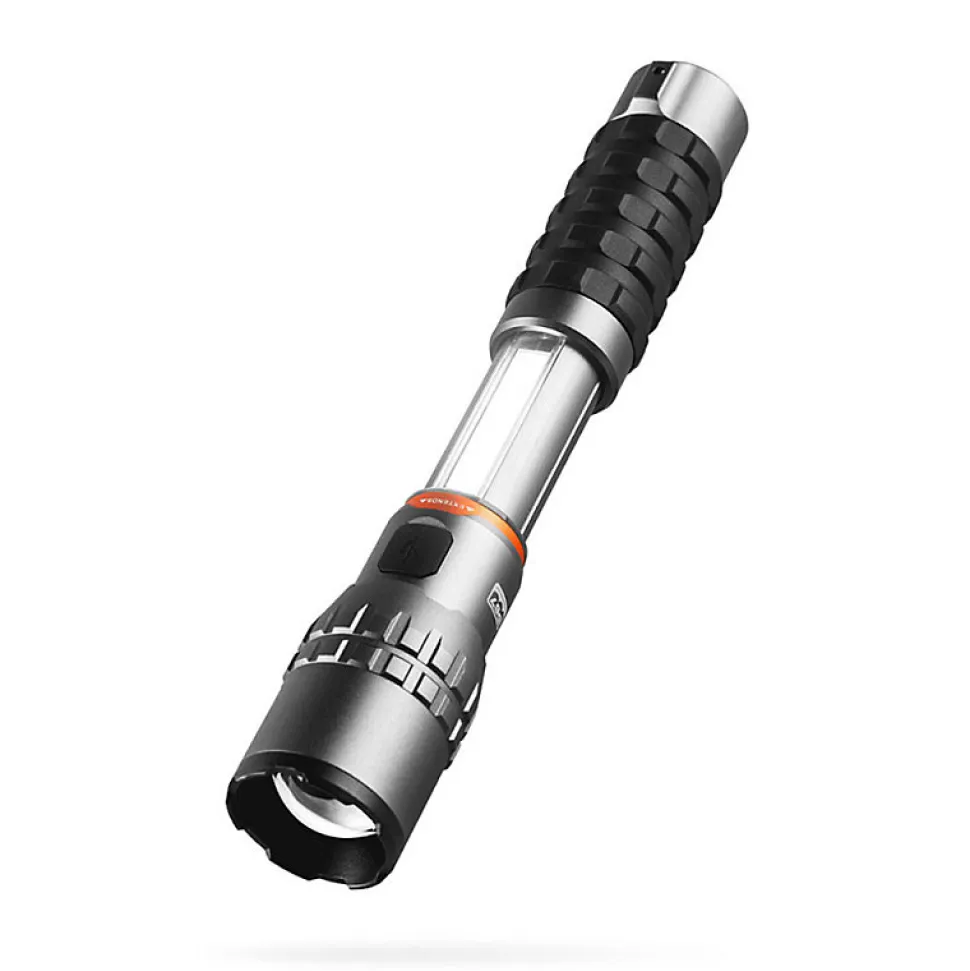 Lampe de Poche Rechargeable Slyde King 2K + COB - 2000 Lumens - Aluminium Noir IP67