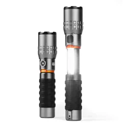 Lampe de Poche Rechargeable Slyde King 2K + COB - 2000 Lumens - Aluminium Noir IP67