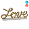 Lampe de table décorative LED 'LOVE' h : 20cm