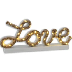 Lampe de table décorative LED 'LOVE' h : 20cm