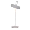 Lampe de table LED rechargeable magnétique 'ELLA' pour l'extérieur et l'intérieur, en métal et plastique blanc , hauteur 35 cm